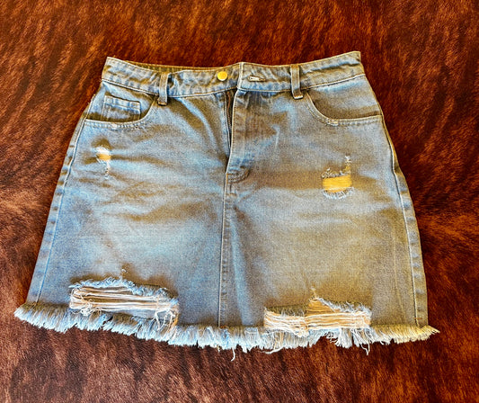 Denim Daze Mini Skirt